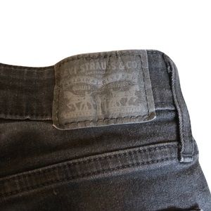 Levi Strauss & Co, Black 721 high rise skinny jeans